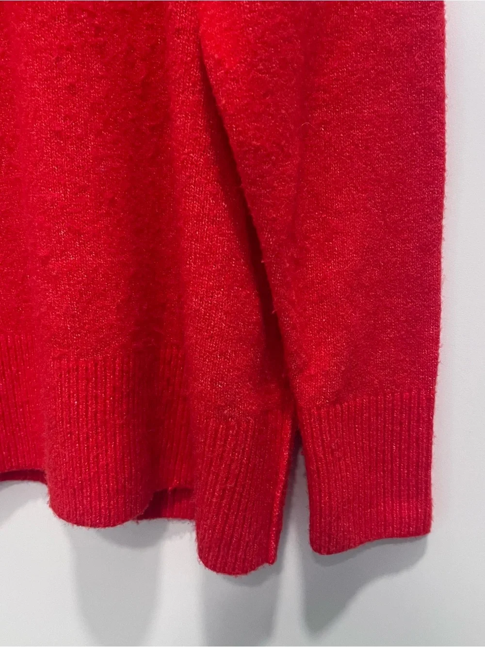 Aerie Classic Red Crewneck Women's Oversized Sweater Size XS American Eagle Soft